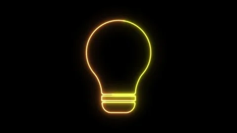Neon Bulb Stock Footage 285051050