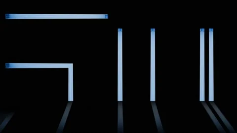 Neon Bulbs Stage Stock-Footage 145880204