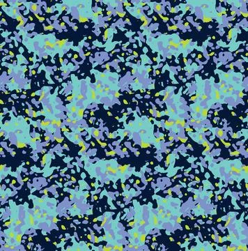 Neon camo seamless pattern Stock Illustration