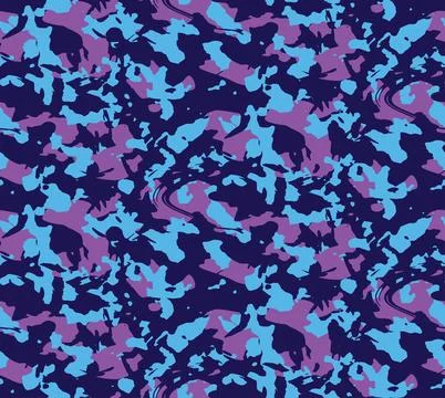 Neon camo seamless pattern Stock Illustration