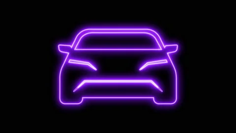 Neon Car Stock Footage 168179718