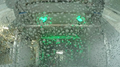 Neon Car Wash Time Lapse Stock-Footage 73431202