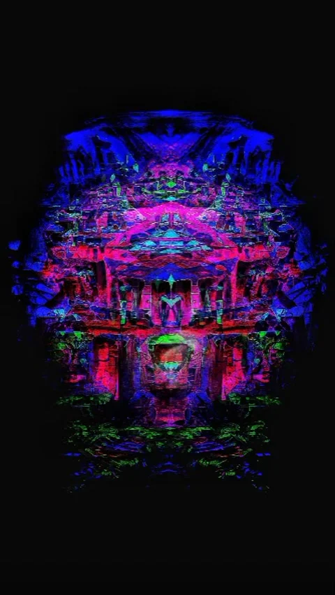 Neon character design Stock Footage 171266759