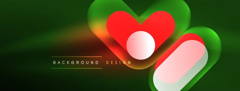 Neon circle abstract background. Template for wallpaper, banner, presentation 스톡 일러스트