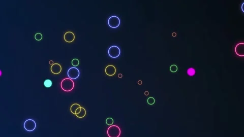 Neon Circle Background 01 Video stock 196576958