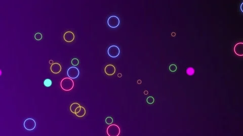 Neon Circle Background 04 Stock-Footage 196580027