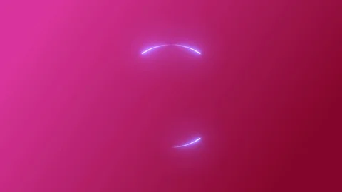 Neon circle draw on retro line Video stock 122329352