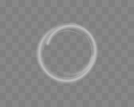 Neon circle frame on blue background. Glowing neon circle frame. 스톡 일러스트