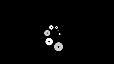 Neon circle loading icon loop animation with dark background. Stock Footage 253908148