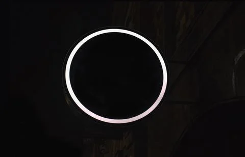 Neon circle Stock Photos