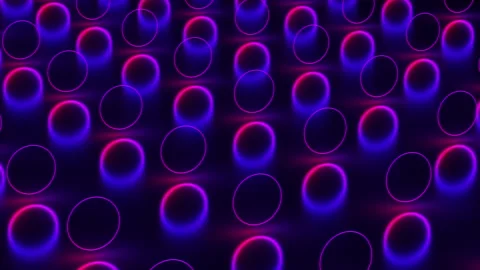 Neon Circles Are Moving Stock-Footage 263930193