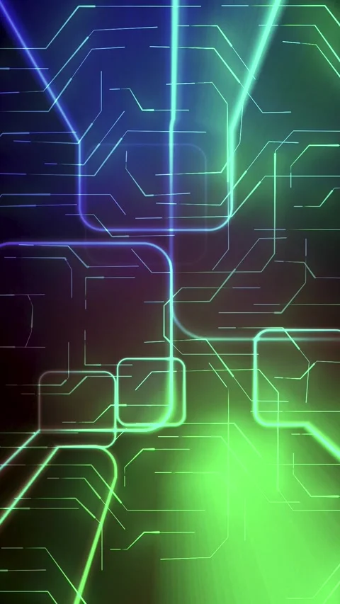 Neon circuit Video stock 334942334