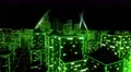 Neon city fly over urban skyscraper glow computer tron matrix 4k 4k or 4k+ Resolution