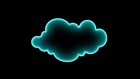 NEON CLOUD Stock Footage 243927167