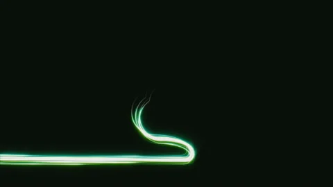 Neon Cloud Streaks Stock Footage 86842803