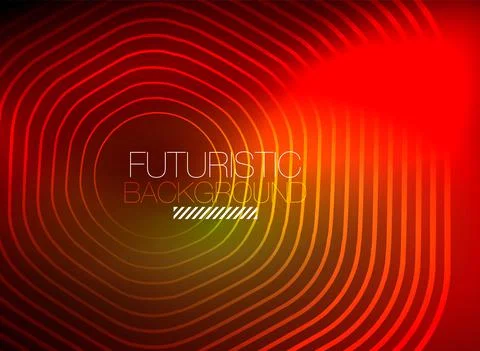 Neon color square shape lines abstract background. Shiny magic energy and motion 스톡 일러스트