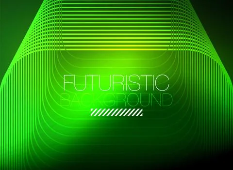 Neon color square shape lines abstract background. Shiny magic energy and motion 스톡 일러스트