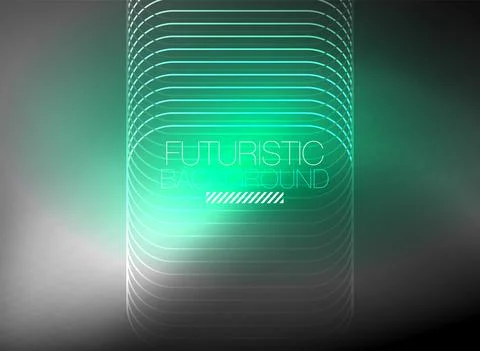 Neon color square shape lines abstract background. Shiny magic energy and motion 스톡 일러스트