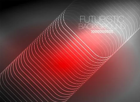 Neon color square shape lines abstract background. Shiny magic energy and motion 스톡 일러스트