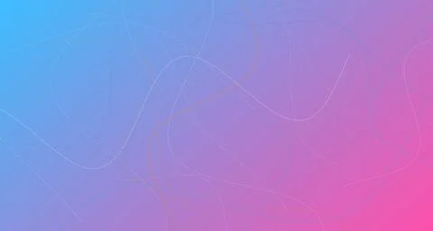 Neon-colored abstract pattern with tangled curved lines Stock Illustration