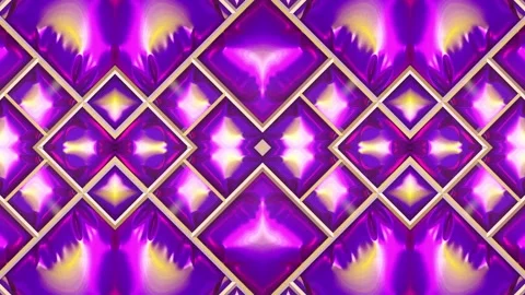 Neon colored foil pattern. Digital seamless loop animation. 3d rendering 4K Stock Footage 246302654