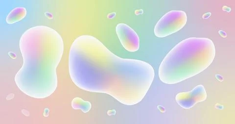 Neon colored light banner for web Stock Illustration