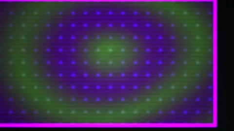 Neon colored pixelated spiral pattern. Stock Footage 337481497