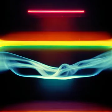 Neon colorful background Stock Illustration