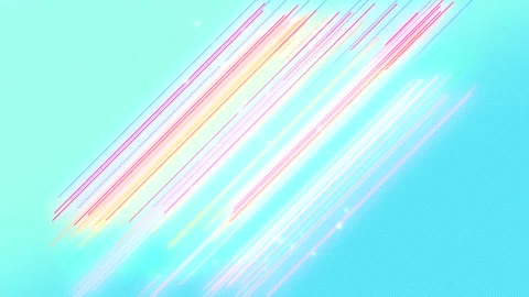 Neon colorful lines on gradient blue texture Видео 196849504