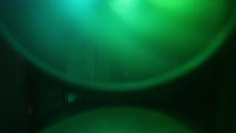 Neon colorful pc processor cooler rotating close-up. Neon system unit, computer Stock Footage 270188013