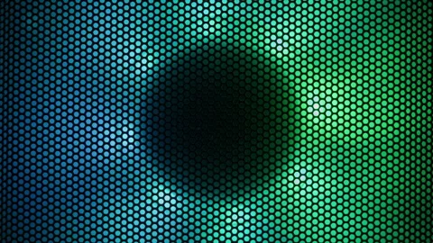 Neon colorful pc processor cooler rotating close-up. Neon system unit, computer Stock Footage 276867689