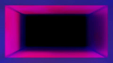 Neon colours abstract animated border Video stock 308157403