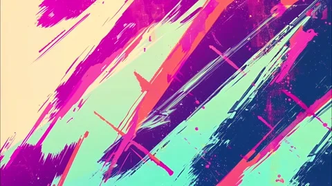 Neon Comic Style Speed Line Loop Grunge Animated Background Stock Footage 315160451