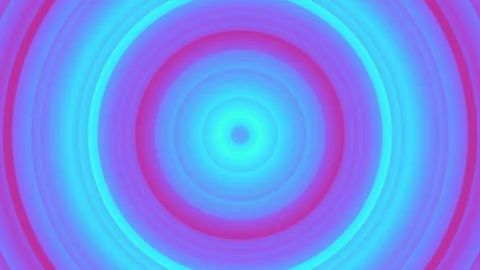 Neon Concentric Gradient Loop Background Stock Footage 339603606