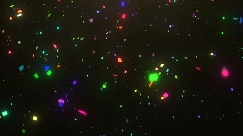 Neon Confetti Video stock 98440412