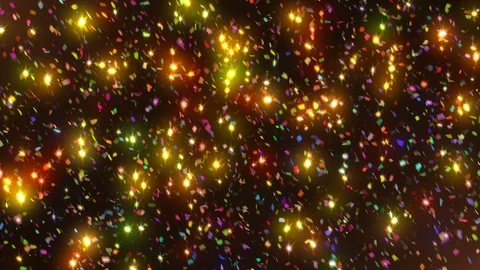 Neon Confetti Transition 動画素材 98440642