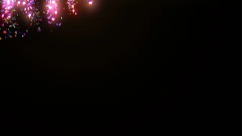 Neon Confetti Transition 動画素材 98440657