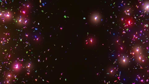 Neon Confetti Transition 動画素材 98440661