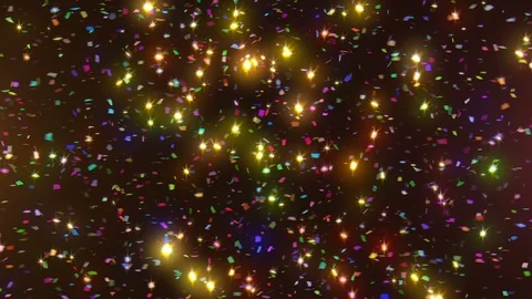 Neon Confetti Transition 動画素材 98440673