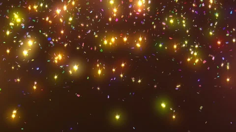 Neon Confetti Transition 動画素材 98440679