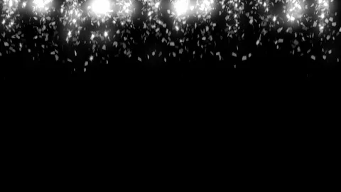 Neon Confetti Transition 動画素材 98440695