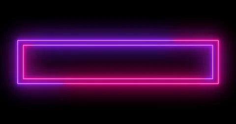 Neon cool moving color animated designed lower third. Animated cool neon-co.. Stock Illustration