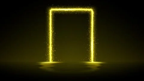 Neon Core Door 4K LOOP Stock Footage 325180199