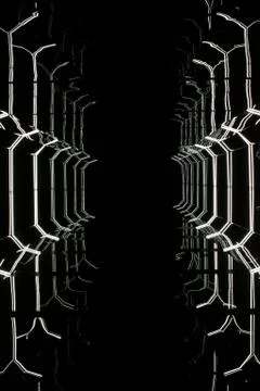 Neon coridor Stock Photos