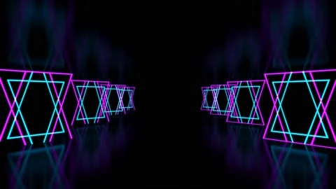 Neon corridor-0130200-0500 Stock Footage 147925301
