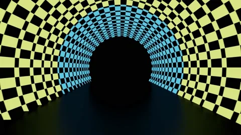 Neon corridor-0190200-0600 Video stock 147925347