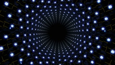 Neon corridor-0200200-0600 Video stock 147925346