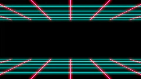 Neon corridor-0230200-0600 Stock Footage 147925356