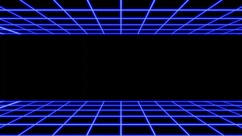 Neon corridor-0240200-0600 Stock Footage 147925372