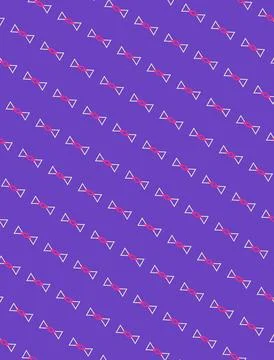 Neon cosmic retro contour tileable outline background pattern featuring iris blu Stock Illustration